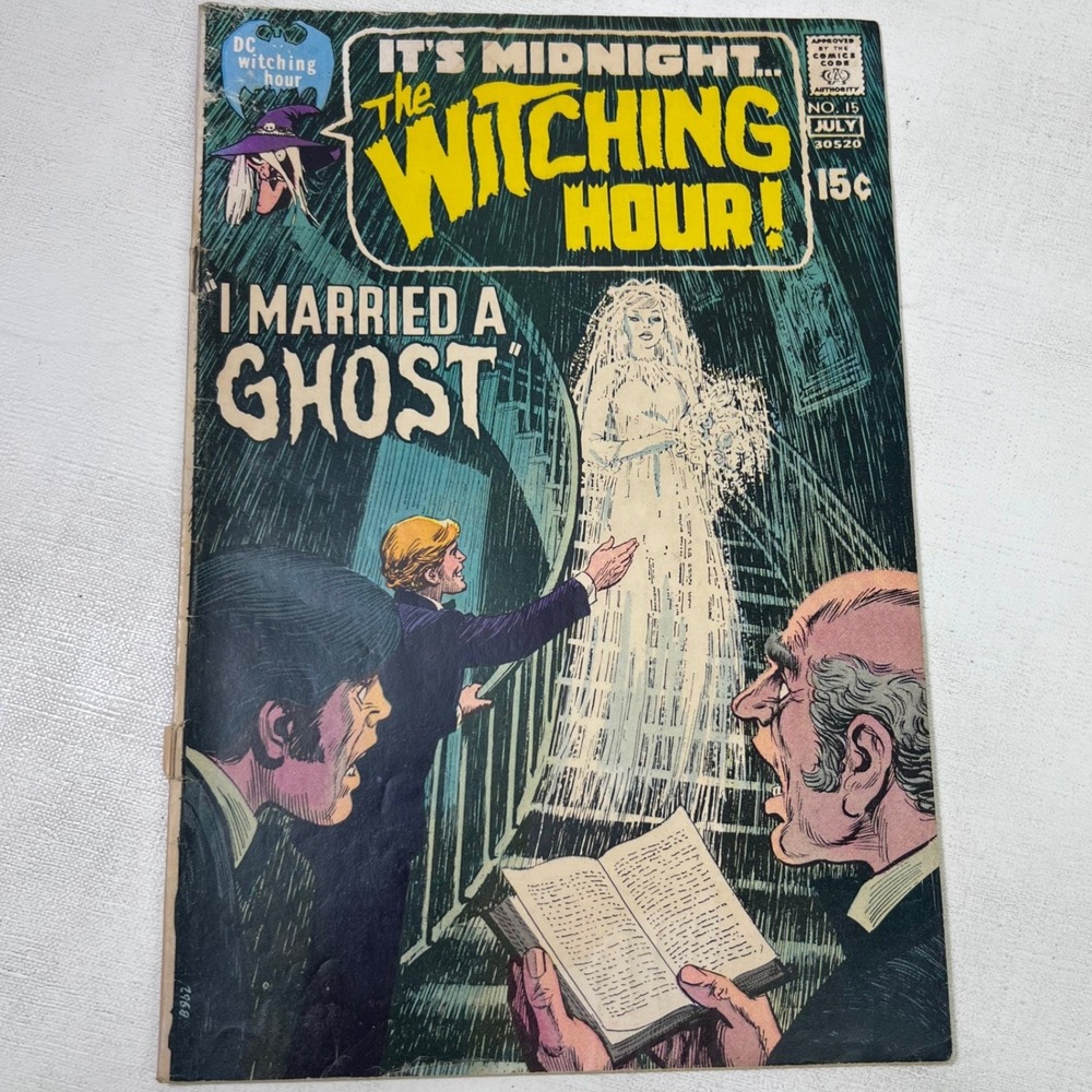 DC Comics The Witching Hour No 15 July 1971 I Married A Ghost Bronze Age Horror
